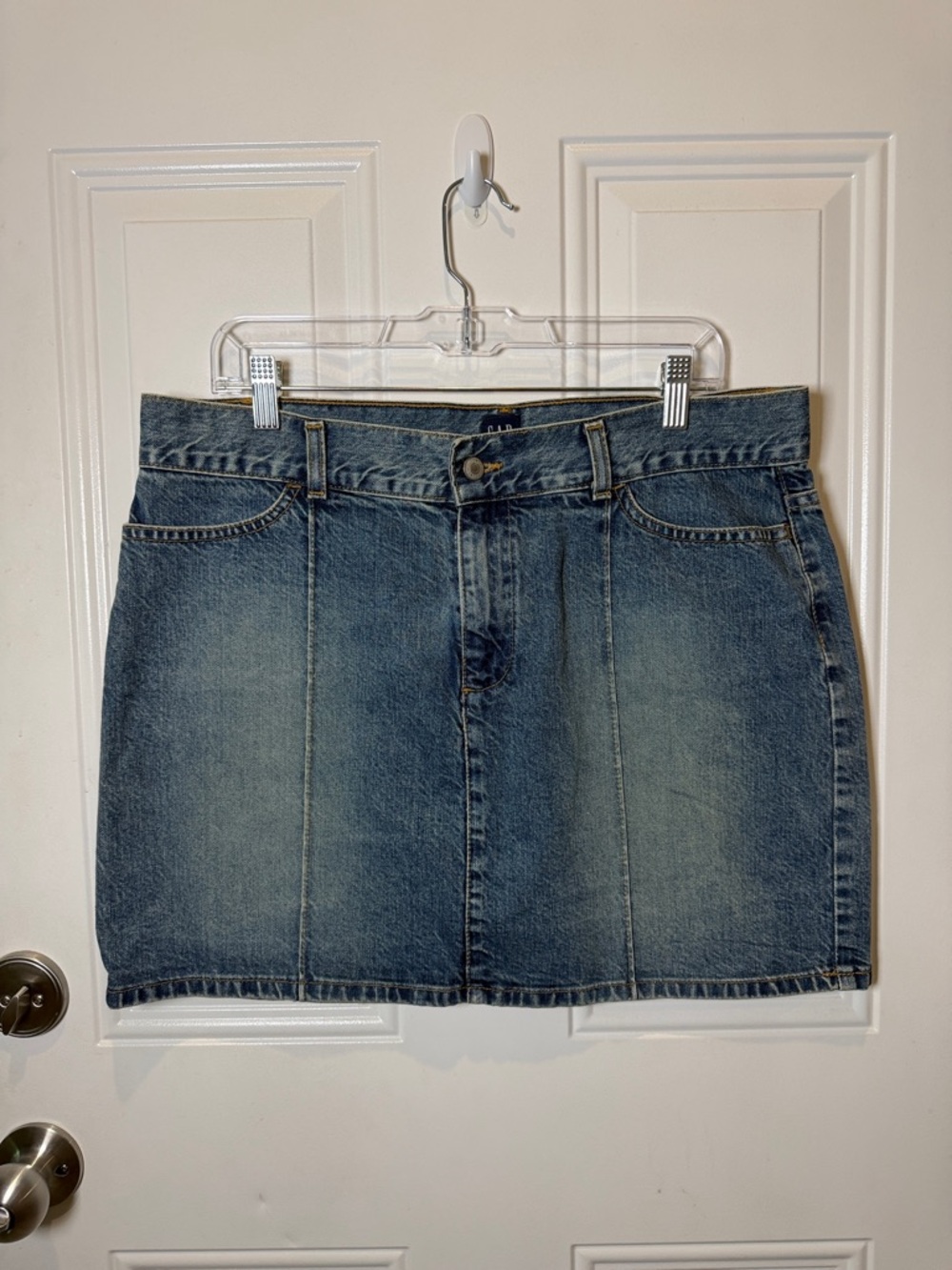 GAP Classic Denim Mini Skirt (never worn) - Blue